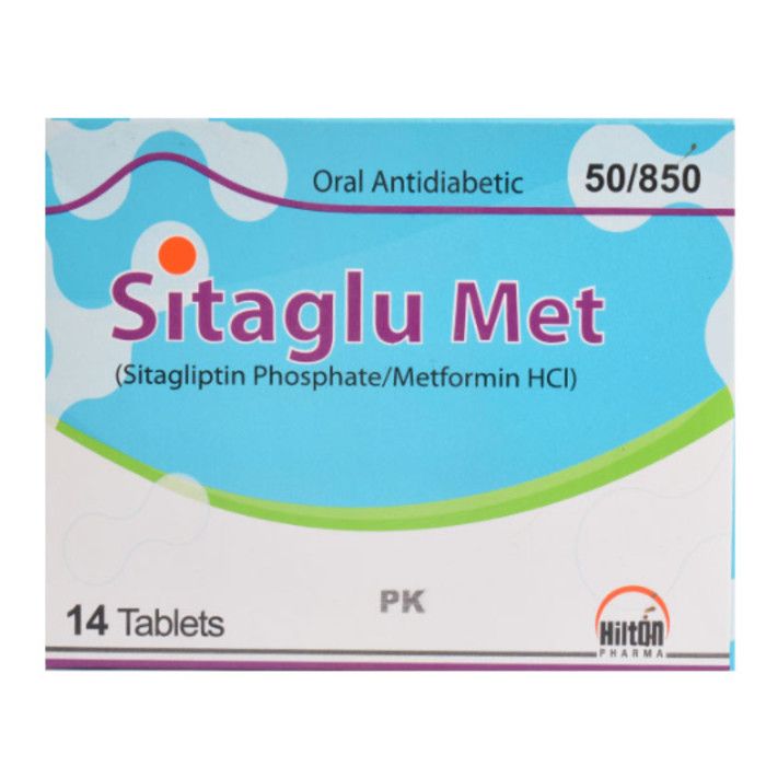 Sitaglu Met 50 850mg Tablets 14s