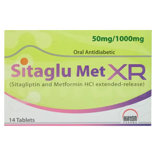 Sitaglu Met Xr 50 1000mg Tablets