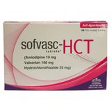 Sofvasc Hct 10mg 160mg 25mg Tablets