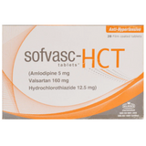 Sofvasc Hct 5mg 160mg 12.5mg Tablets