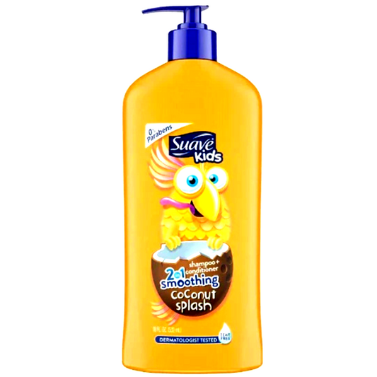 Suave Kids Shampoo 532ml Cocnut Splash 2 In 1