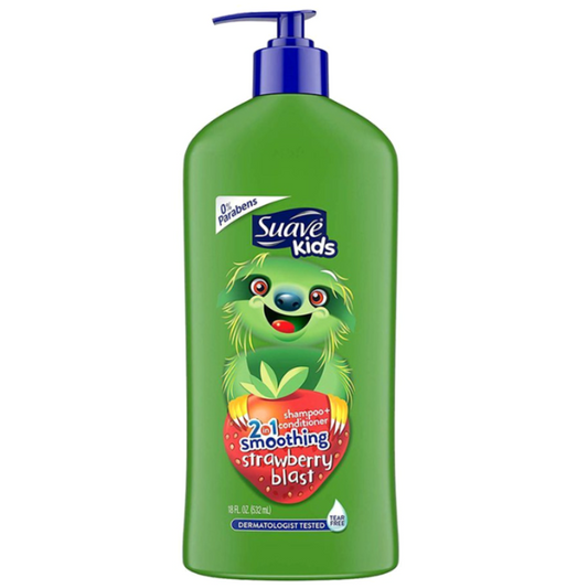 Suave Kids Strawberry Blast 2 In 2 Shampoo 532ml