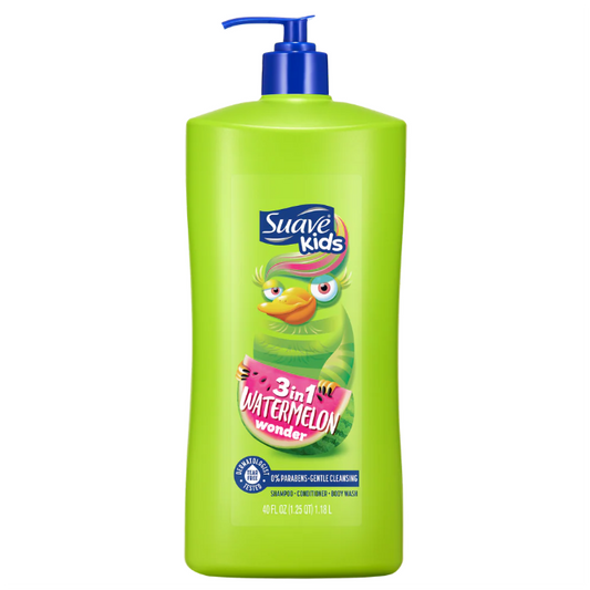 Suave kids shampoo 350ml watermelon wonder 3 in 1