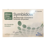 Symbidow 400mcg 12mcg Capsules 30s