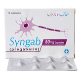 Syngab 50mg Capsules