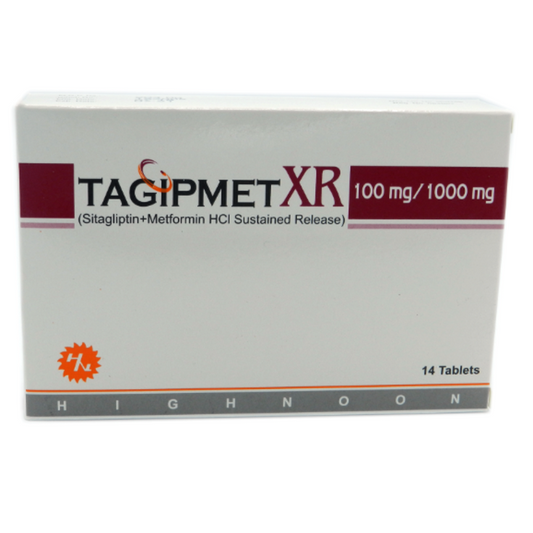 Tagipmet Xr 100 1000mg Tablets - 14 Pack