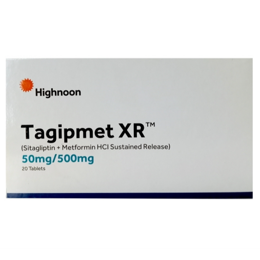 Tagipmet Xr 50mg 500mg Tablets - 20 Pack