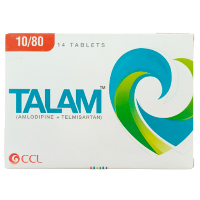 Talam 10mg 80mg Tablets
