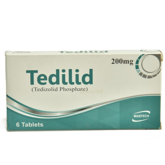 Tedilid tab 200mg 6s