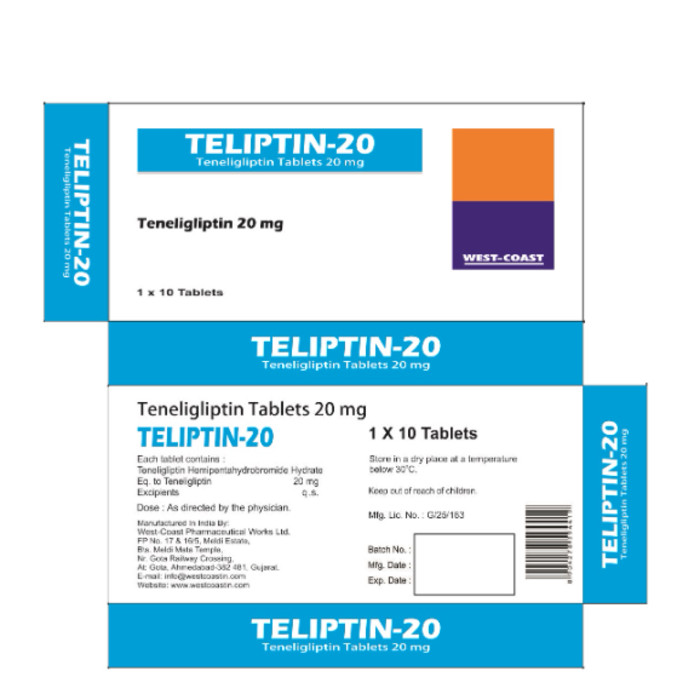 Tenliptin 20mg Tablets