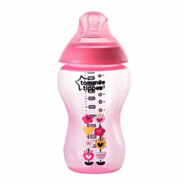 Tommee Tippee Feeding Bottle Pink 340ml