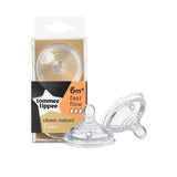 Tommee Tippee Wide Neck 2 Nipples 6+ 1124