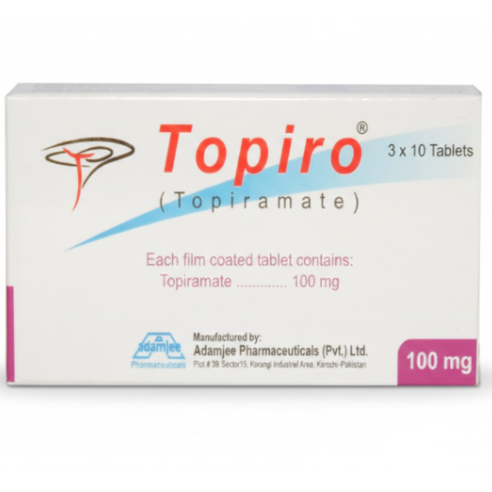 Topiro 100mg Tablets