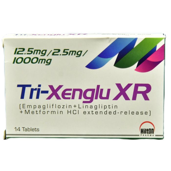 Tri Xenglu Xr 12.5mg 2.5mg 1000mg Tab 14s