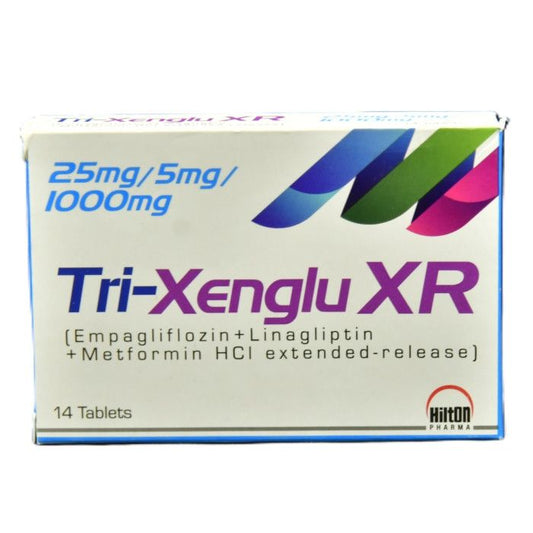Tri Xenglu Xr 25mg 5mg 1000mg Tab - 14 Pack