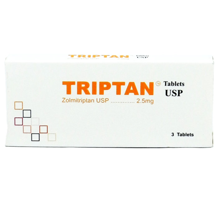 Triptan 2.5mg Tablets