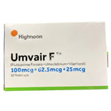 Umvair f 100mcg+62.5mcg+25mcg 30s