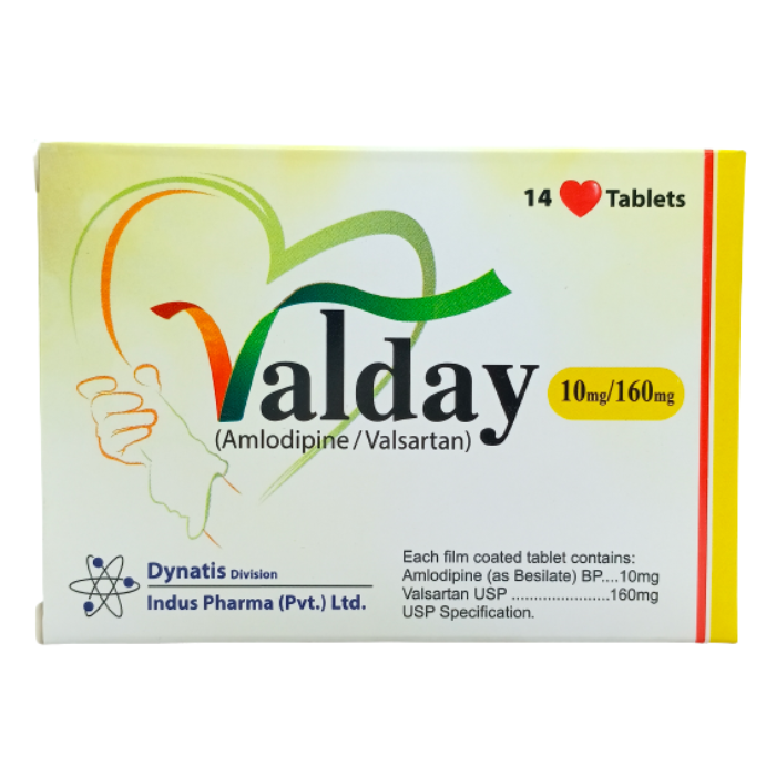 Valday 10 160mg Tablets 14s