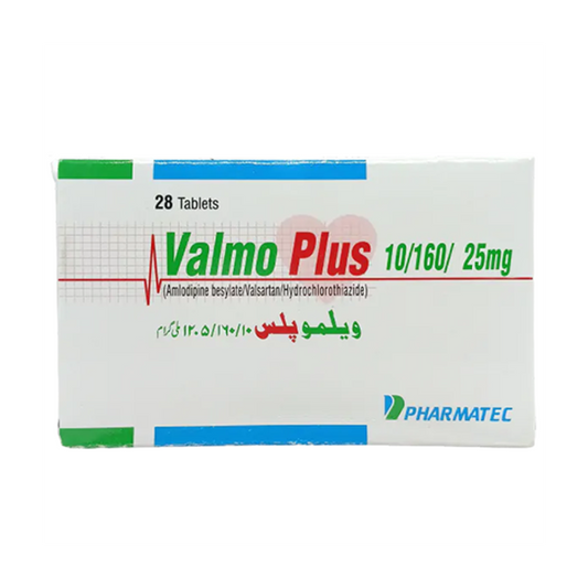 Valmo Plus 10mg 160mg 25mg Tablets