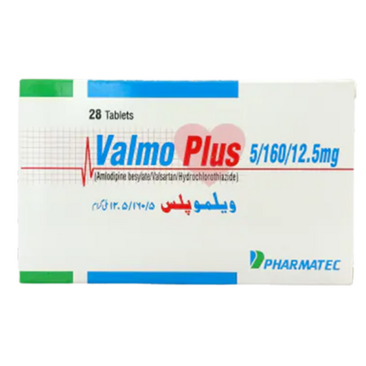 Valmo Plus 5mg 160mg 12.5mg Tablets