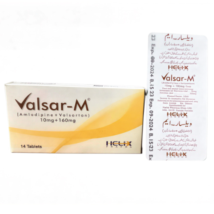 Valsar M 10 160mg Tablets