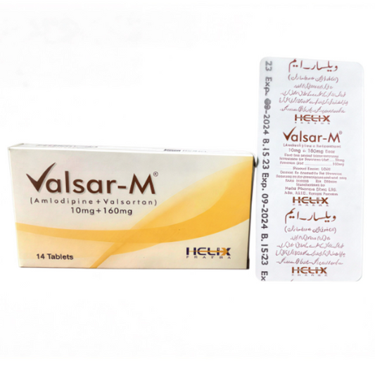 Valsar M 10 160mg Tablets