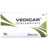 Vedicar 25mg Tablets