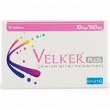 Velker plus tab 10mg/160mg 14s