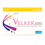 Velker plus tab 5mg/80mg 14s