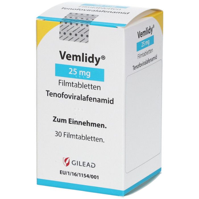 Vemlidy 25mg Tablets 30s