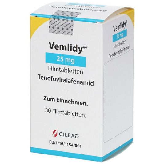 Vemlidy 25mg Tablets 30s