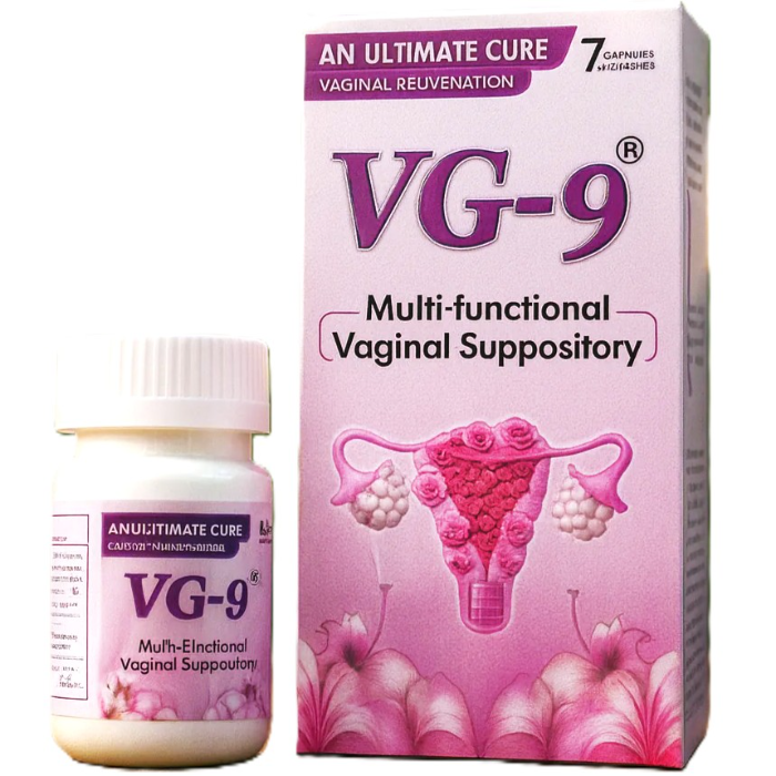 Vg 9 Vaginal Capsules 7s Suppositories