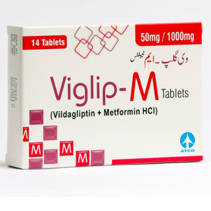Viglip M 50 1000mg Tablets