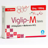 Viglip M 50 1000mg Tablets