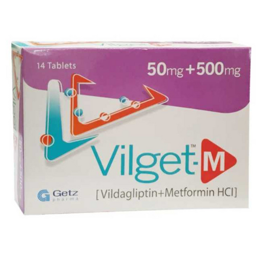 Vilget M 50mg 500mg Tablets