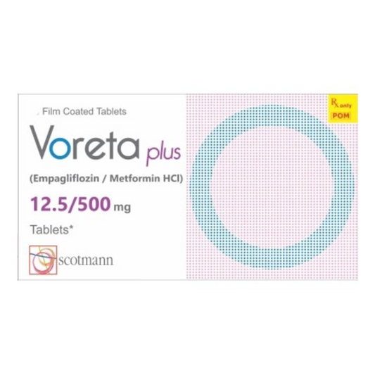 Voreta plus tab 12.5/1000mg - 14 Pack