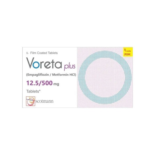 Voreta plus tab 12.5/500mg - 14 Pack