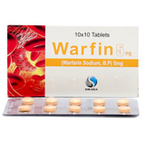Warfin 5mg Tablets