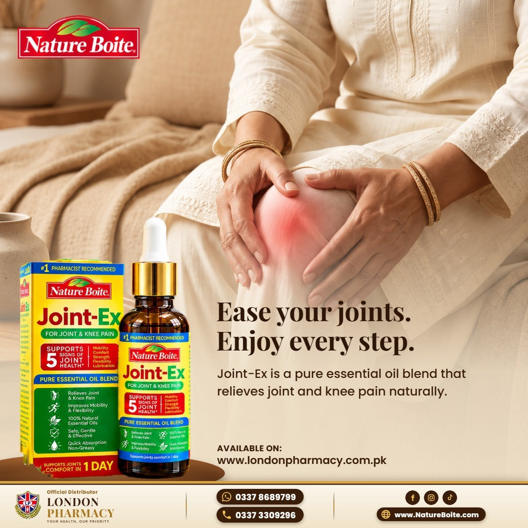 Nature Boite Joint-Ex Essential Oil Blend for Joint & Knee Massage – 30ml