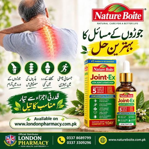 Nature Boite Joint-Ex Essential Oil Blend for Joint & Knee Massage – 30ml