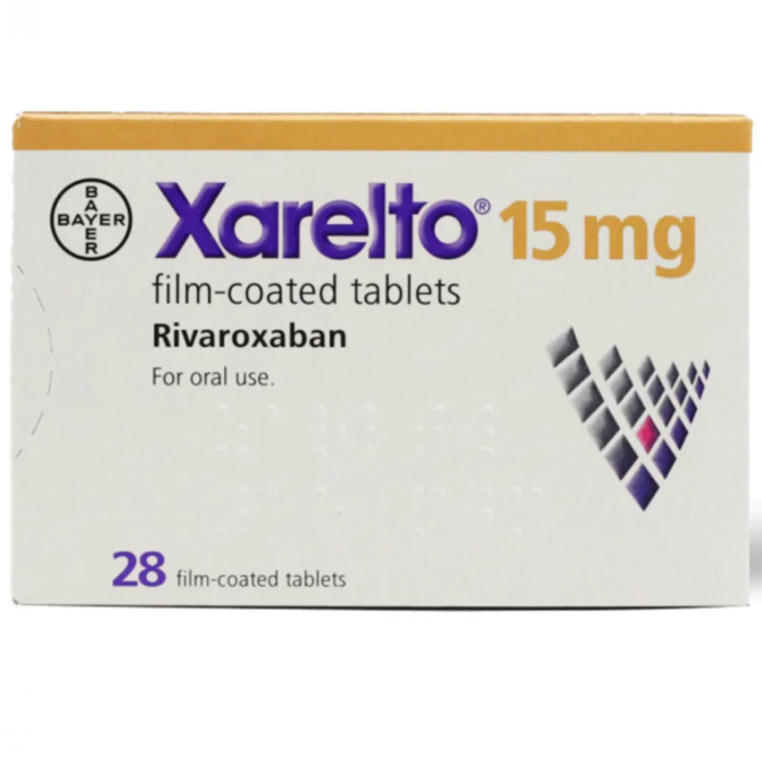 Xarelto 15mg Tablets
