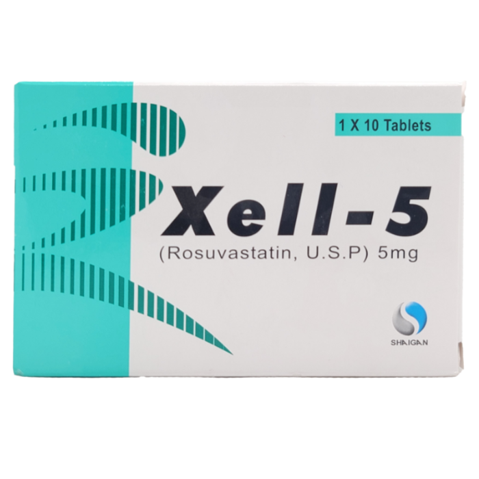 Xell 5mg Tablets 10s