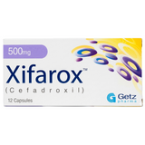 Xifarox 500mg Cap 12s