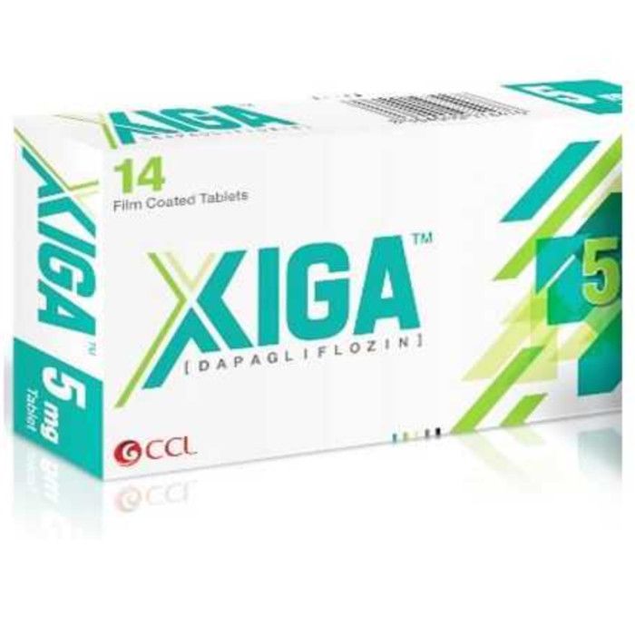 Xiga 5mg Tablets 14s