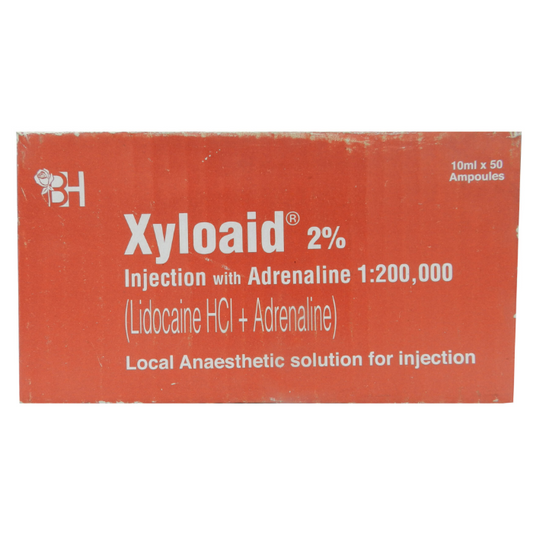 Xyloaid 2% With Adrenalene Inj