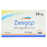 Zeegap 25mg Capsules 28s
