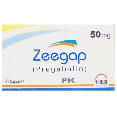 Zeegap 50mg Capsules - 28 Pack