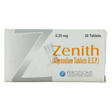 Zenith 0.25mg Tablets