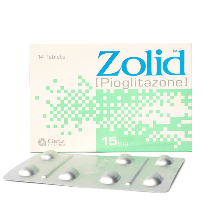 Zolid 15mg Tablets