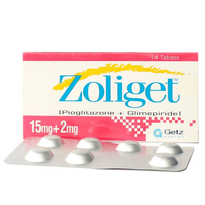 Zoliget 15mg 2mg Tablets